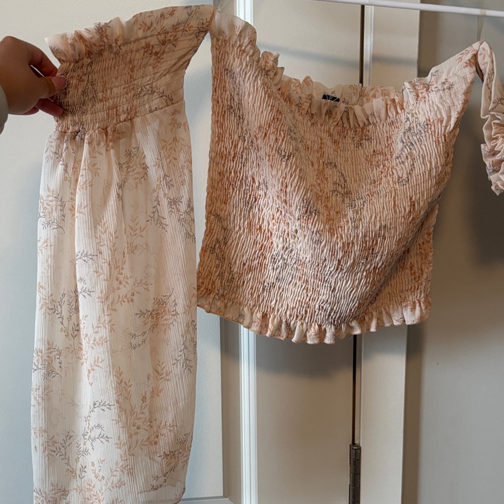Floral Smocked Top